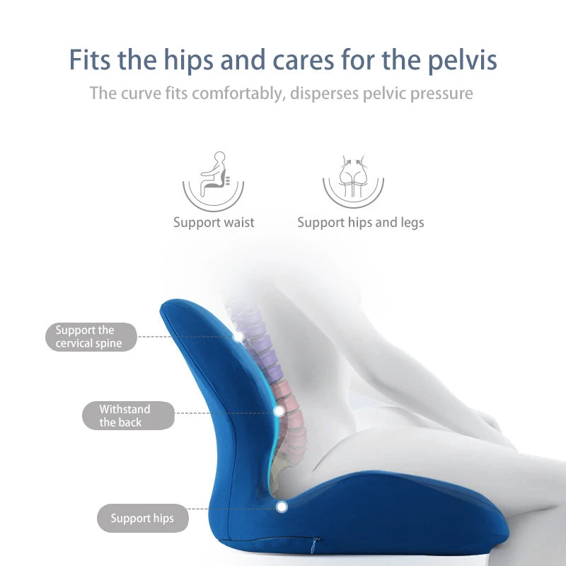 Aura Wellness Foam Seat Cushion Orthopedic Pillow